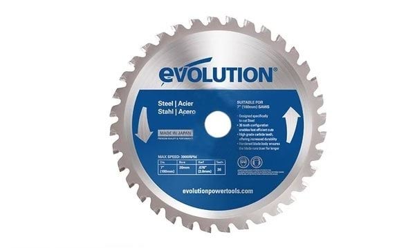 Disco TCT Aço 180x20mm 36 Dentes Evolution 31D1802036A