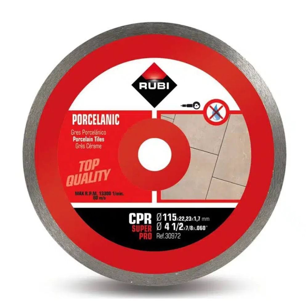 Disco de Corte Diamantado CPR 115 SUPERPRO Rubi 30972