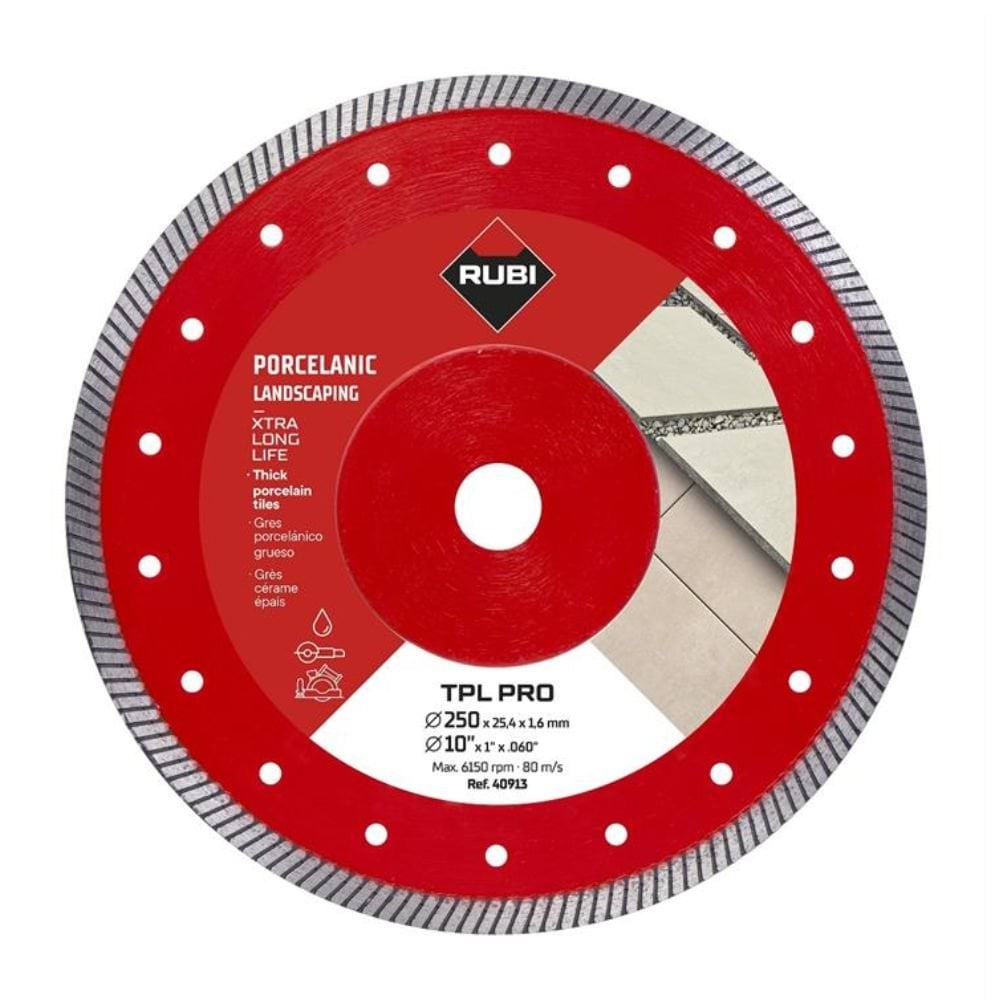 Disco de Corte Diamantado TPL 250 EXT PRO Rubi 40913
