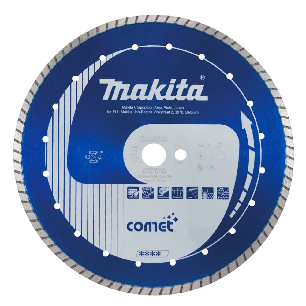 Disco de Diamante Comet 300mm Seco e Húmido Makita B-13041