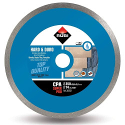 Disco Diamantado p/ Cerâmica e Granito CPA 350 SUPERPRO Rubi 30931