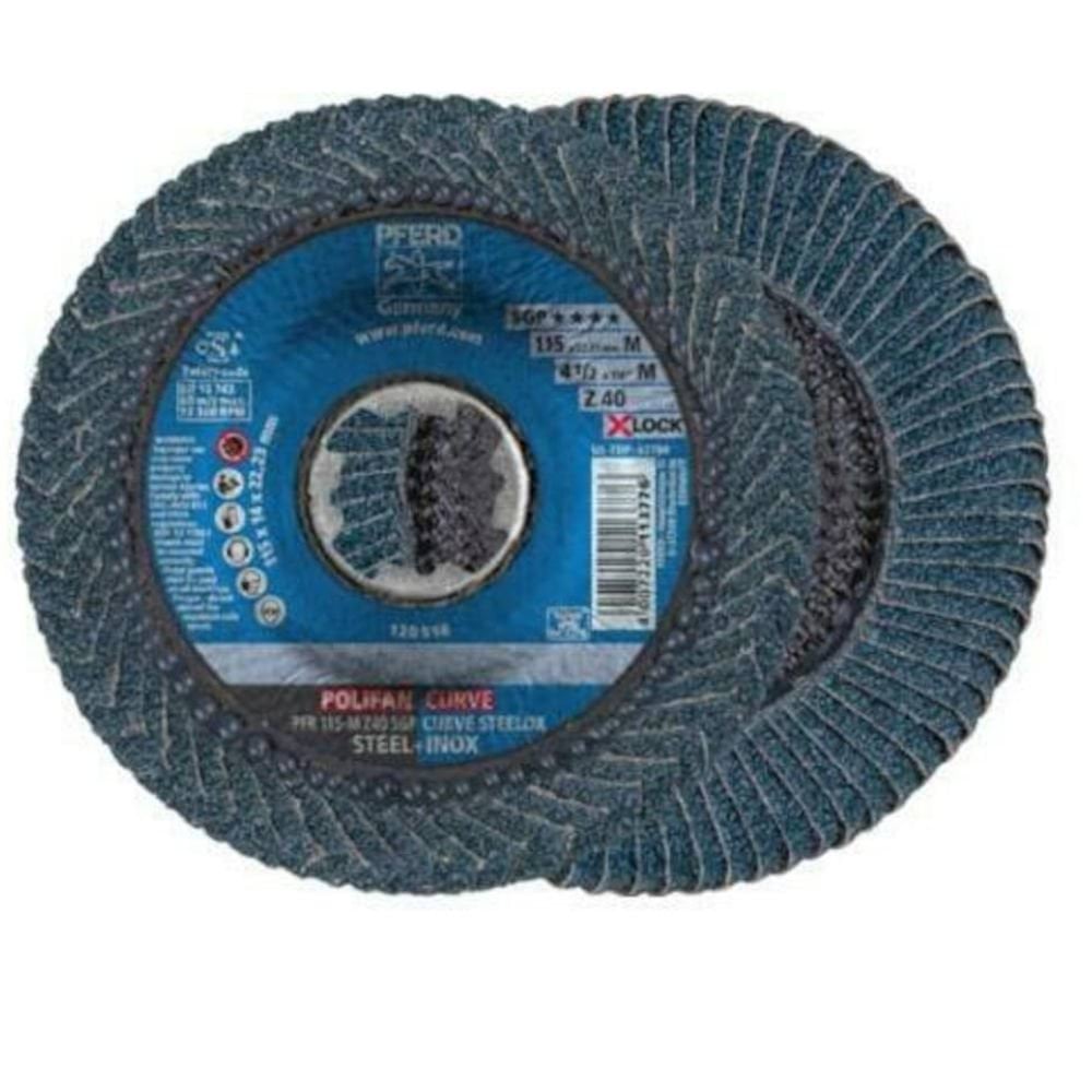 DISCO PFR 115-M Z 40 SGP CURVE STEELOX/X-LOCK PFERD 4007220113776