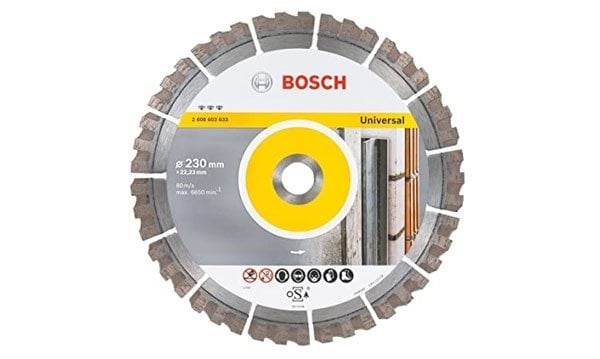 Disco de corte diamante Universal 22,23x230mm Bosch 2608603633