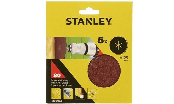Discos de Lixa 125mm Stanley STA32006-XJ