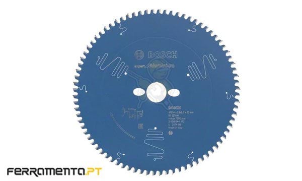 Discos de serra circular 254x30mm 80d Expert for Aluminium Bosch 2608644112