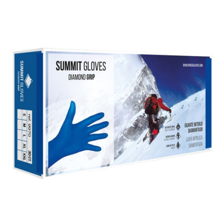 Balde de Luvas Summit Azul 90Uni – XL Mundo Guante 15090XL