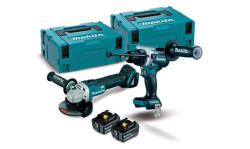 Combo Rebarbadora DGA504Z + Berbequim DHP486Z Makita DLX2413TJ