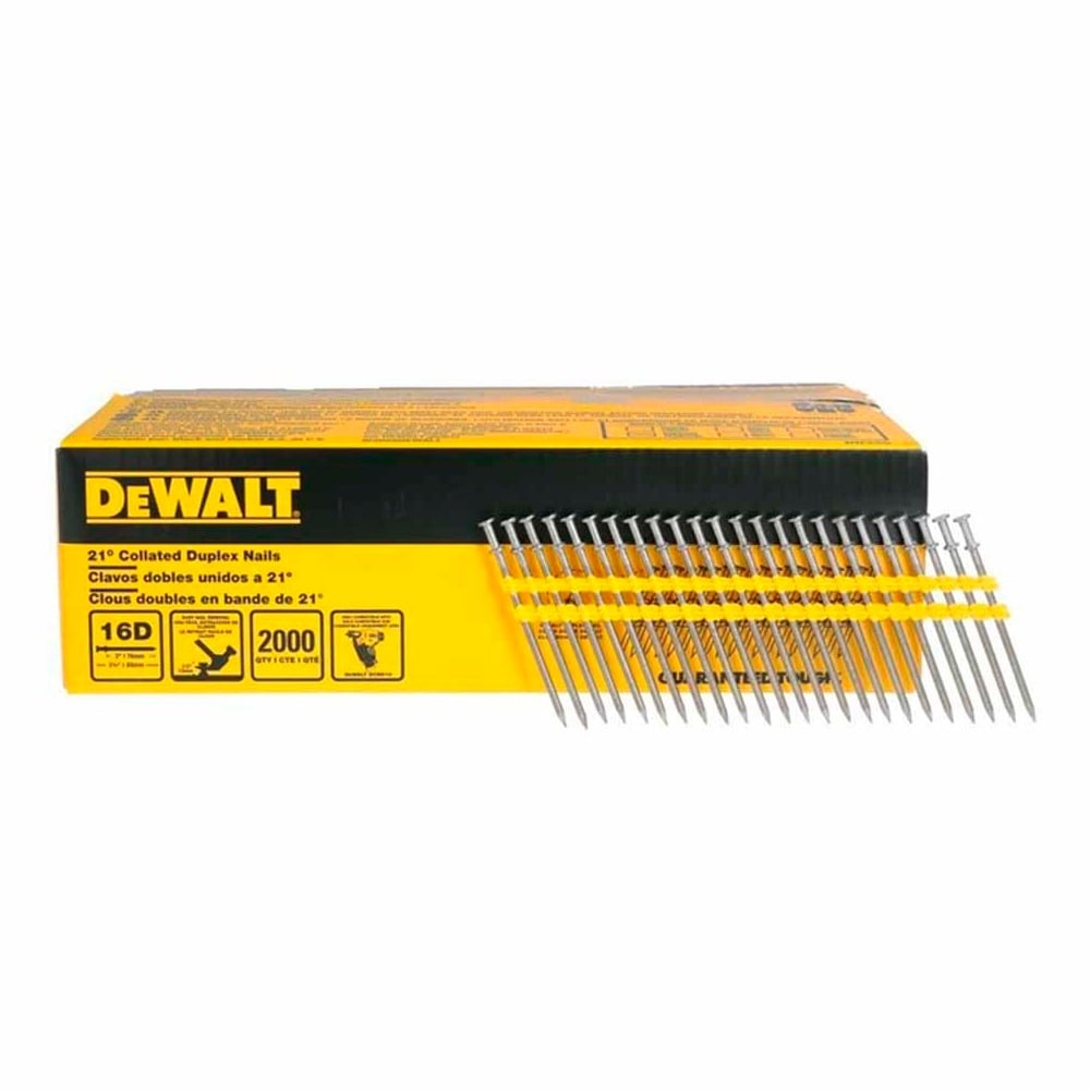 Pregos Duplex 76mm x 3.3mm 2000Un DeWalt DN350-XJ 