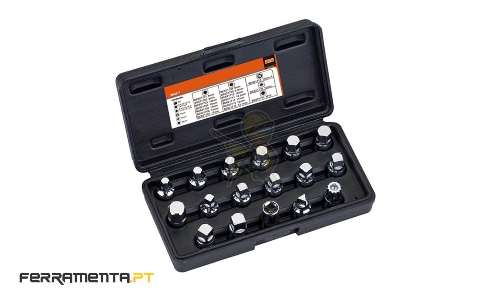 Jogo chaves para tampão Bahco BE6217