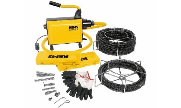 Máquina de limpeza de tubos Cobra 22 Set 16+22 Rems 172012