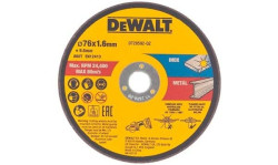 DeWalt Disco Abrasivo 76mm para Metal e Inox para Rebardadora Multicorte DCS438N-XJ