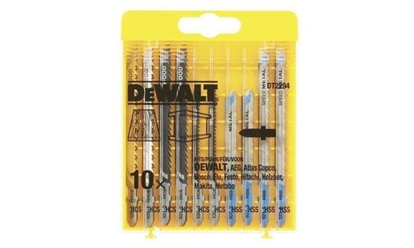 Kit 10 Lâminas Tico-Tico p/ Madeira e Metal DeWalt DT2294-QZ