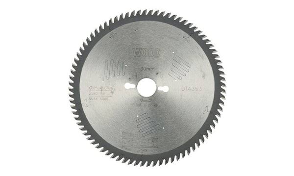 Disco de Serra Circular P/ Madeira 250mm Dewalt DT4353-QZ