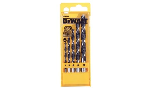 Jogo de 5 Brocas Para Madeira 4 - 10mm Dewalt DT4535-QZ