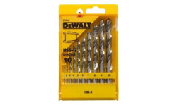 Jogo de 10 Brocas Para Metal HSS-G 1 - 10mm Dewalt DT5921-QZ