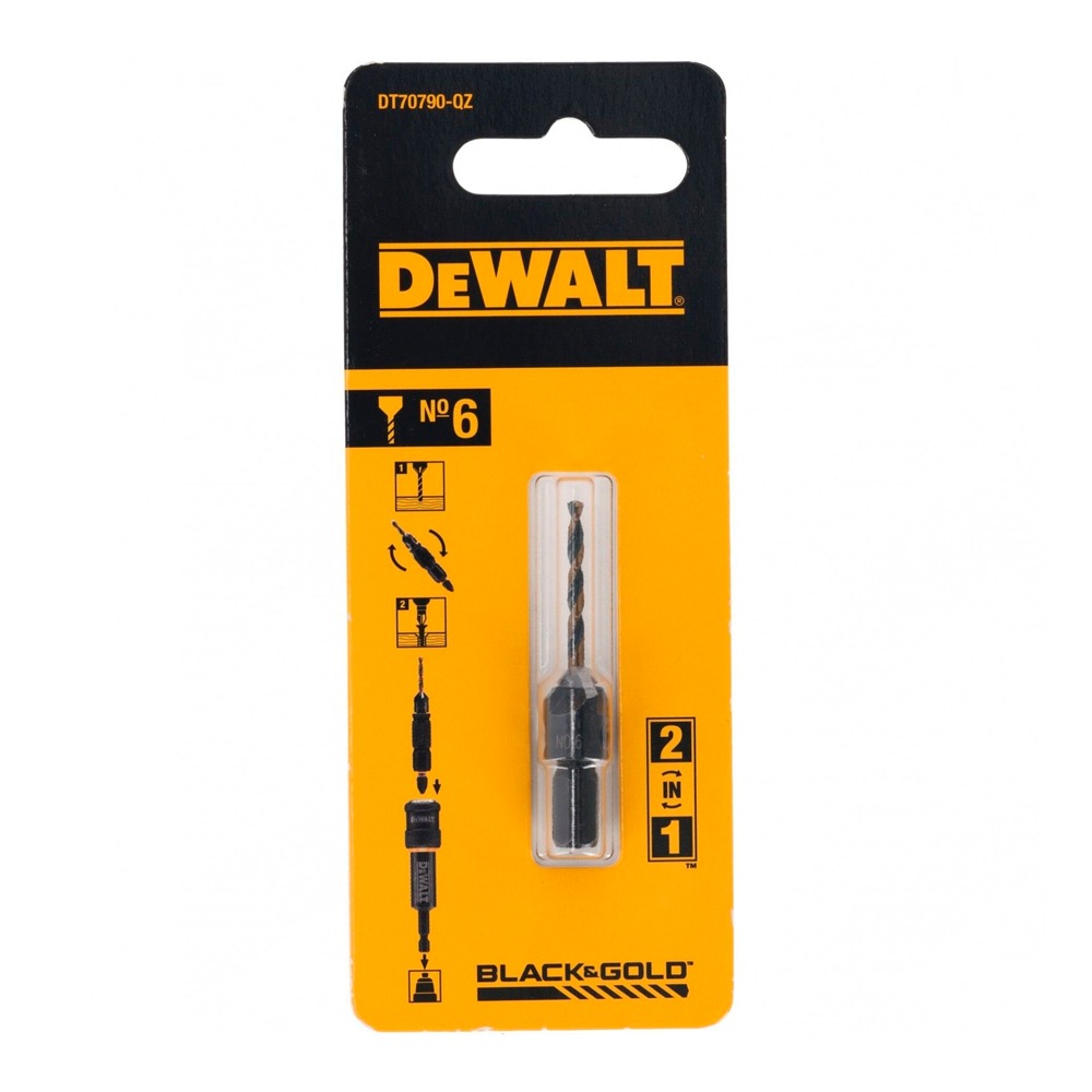 Broca Piloto e Escareador 3mm Dewalt DT70790-QZ
