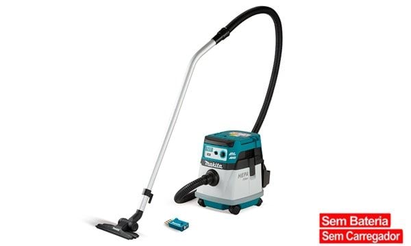Aspirador de Pó a Bateria  18V Makita DVC157LZX3V