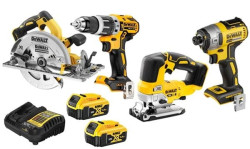 Kit 4 Maquinas 18V DCD796 + DCS334 + DCS572 + DCF887 Dewalt DCD796NPRO17