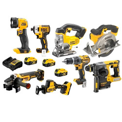 Kit Combo 8 Maquinas 18V Dewalt DCD796NPRO25