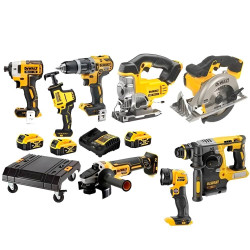 Kit Combo 8 Maquinas 18V + Carrinho DWST1-71229 Dewalt DCD796NPRO27