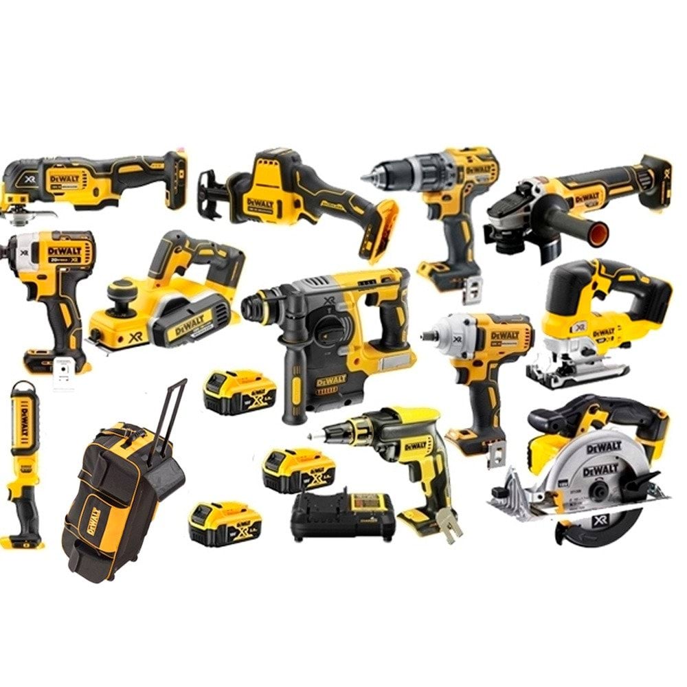 Kit Combo 12 Maquinas 18V + Mala Com Rodas DWST1-79210 Dewalt DCD796NPRO39