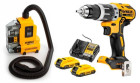 Kit Berbequim DCD796 + Aspirador DWH161 Dewalt DCD796NPRO7