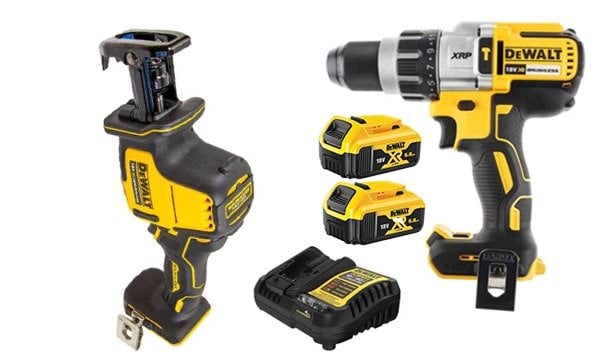 Kit Berbequim DCD796 + Plaina 82mm DCP580 Dewalt DCD796NPRO9