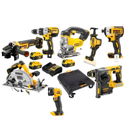 Kit Combo 7 Maquinas 18V + Carinho DWST1-71229 Dewalt DCD996NPRO21