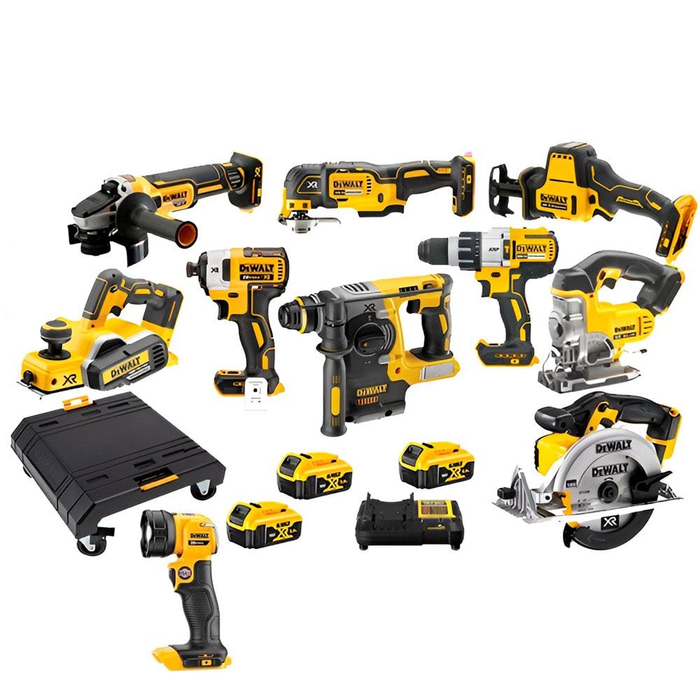 Kit Combo 10 Maquinas 18V + Carrinho DWST1-71229  Dewalt DWK1101T