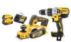 Kit Berbequim DCD996 + Plaina 82mm DCP580 Dewalt DCD996NPRO8