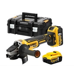 Rebarbadora Angular 125mm Li-Ion 5Ah XR 18V DeWalt DCG405P2-QW