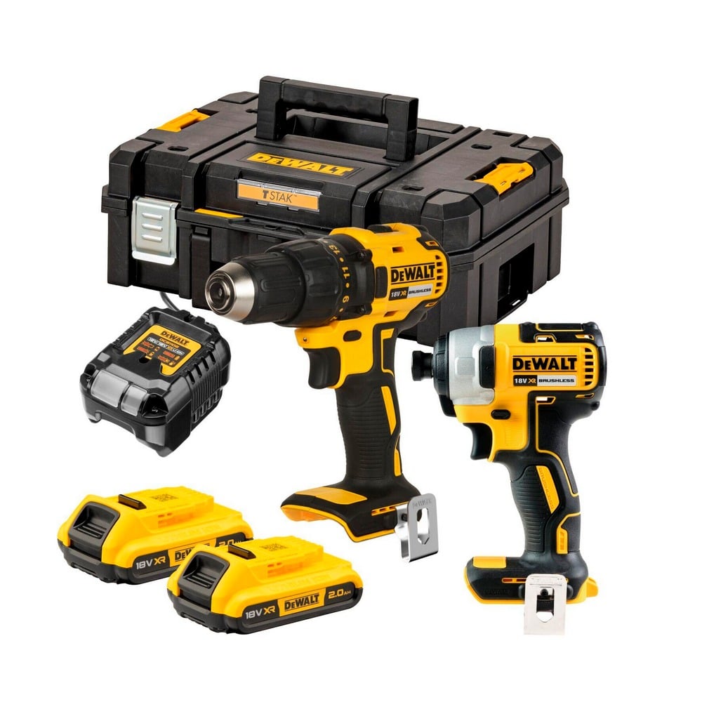 Kit Berbequim Impacto XR 18V Brushless DeWalt DCK2059D2T-QW