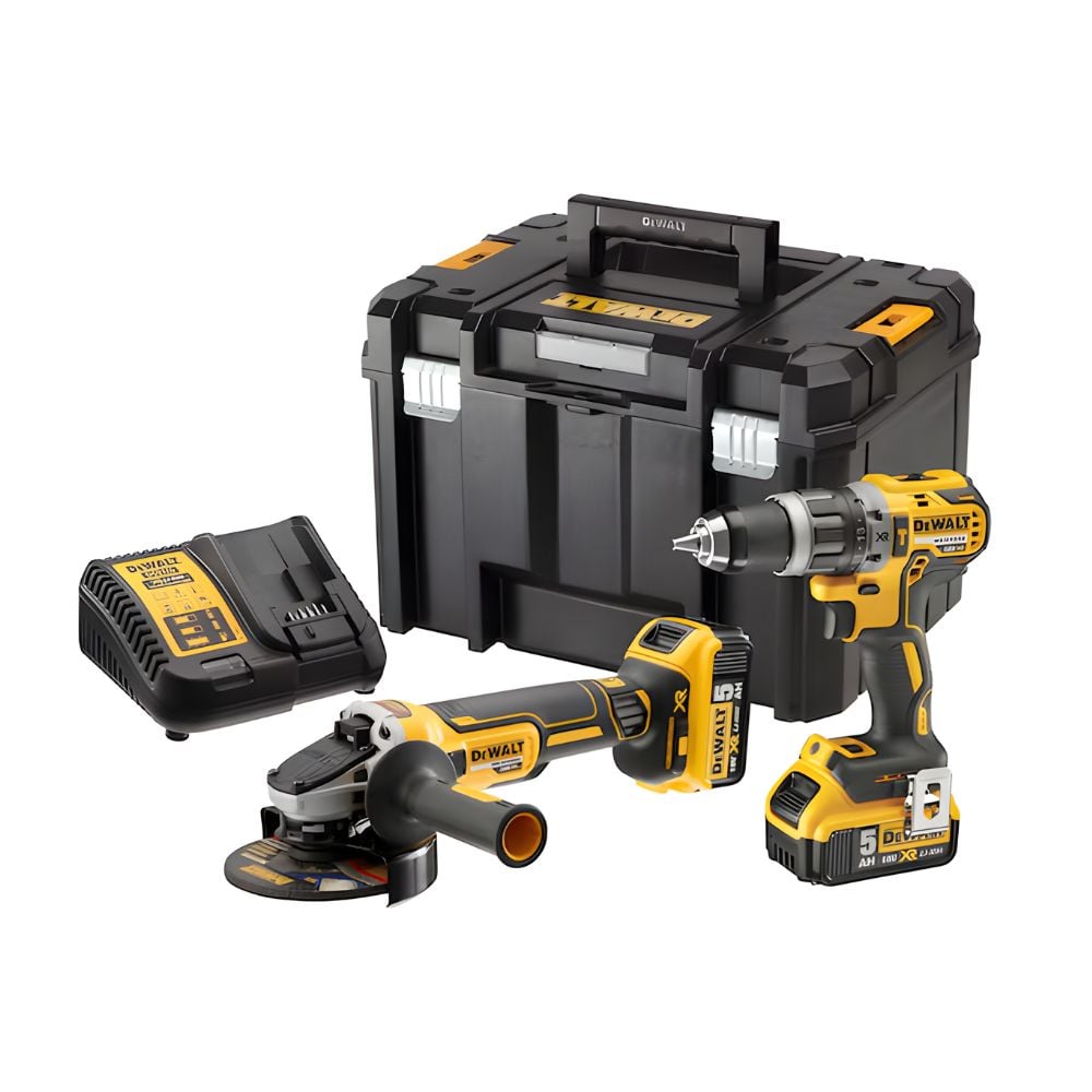 Kit Combo 18V DCD796 + DCG405 DeWalt DCK2080P2T-QW