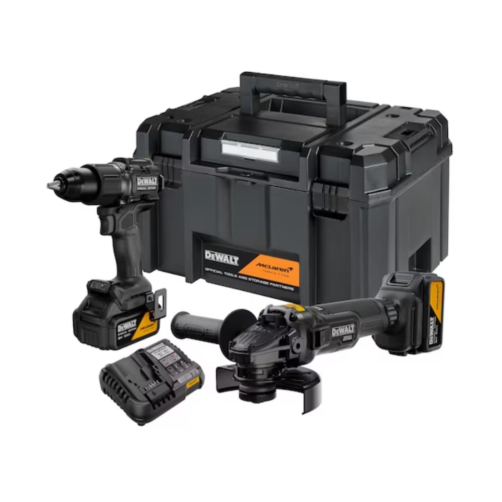 KIT McLaren Aparafusadora DCD86M+ Rebarbadora DCG45M Dewalt DCK2223MP2T-QW