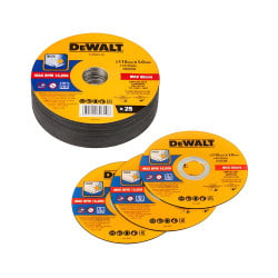 25UN Discos de Corte Inox 115x1,0mm DeWalt DT20593-QZ