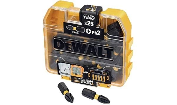 Jogo de Pontas FLEXTORQ Ph2 25mm 25Pcs Dewalt DT70555T-QZ