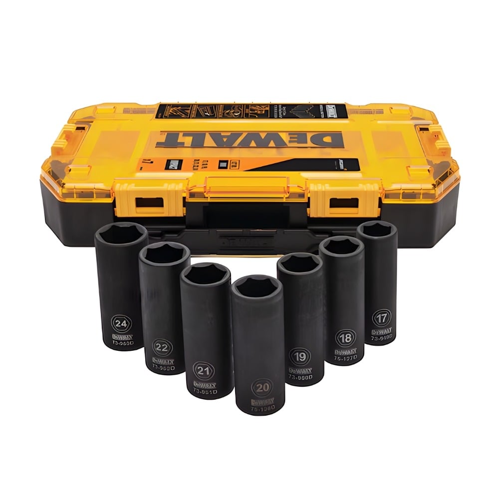 Conjunto de 7 chaves 1/2" McLaren DeWalt DT70905QZ