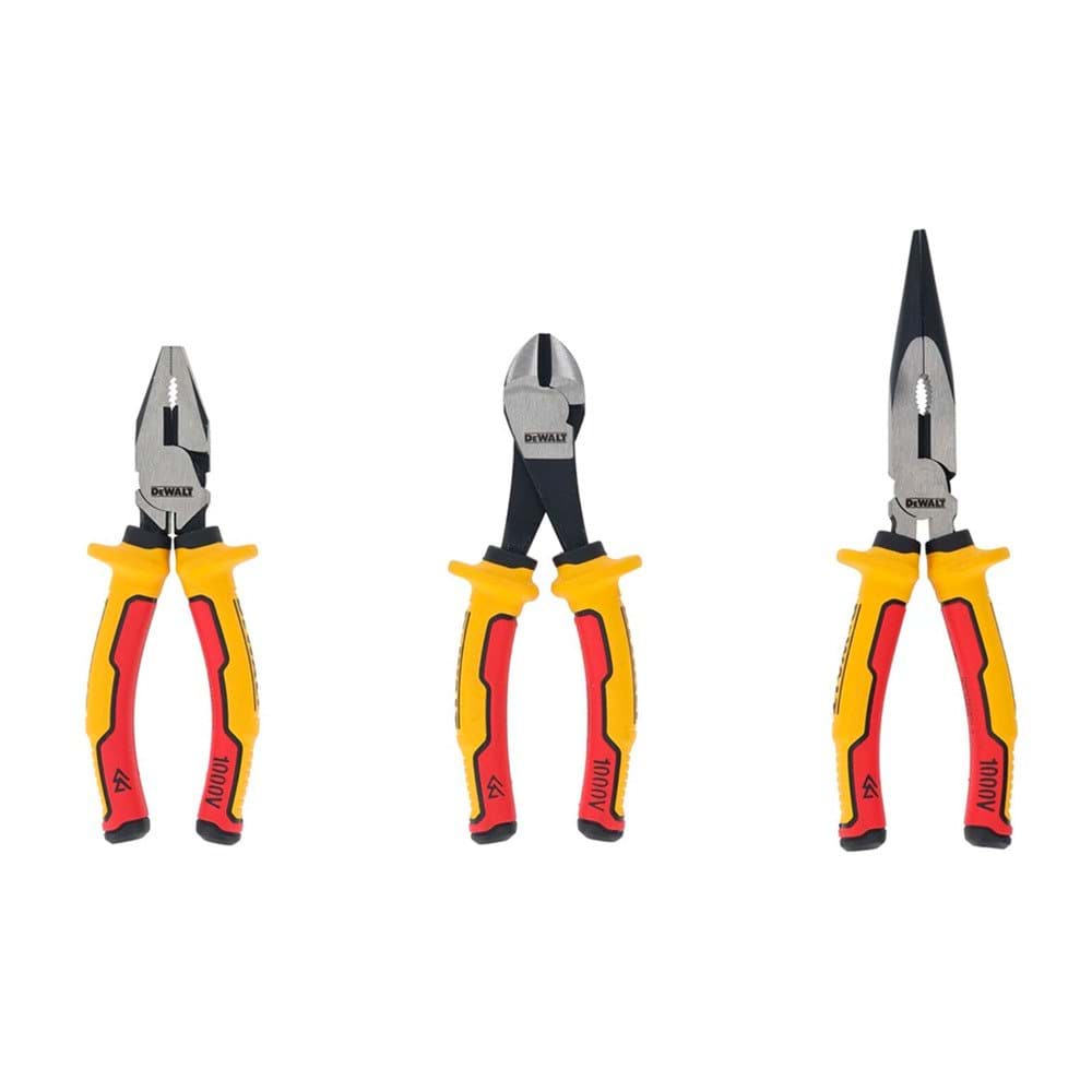 Conjunto 3 Alicates VDE LH Dewalt DWHT82811-0