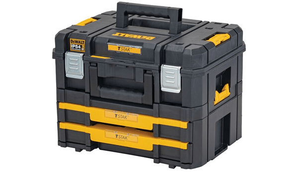 Kit Mala IP54 TSTAK II + Caixa dupla TSTAK Dewalt DWST83395-1