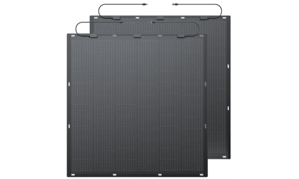 Pacote de 2 Painéis Solares 100W EcoFlow ZMS3312AKIT2
