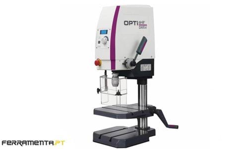 Engenhos de furar de bancada 15mm Optimum DX 15V