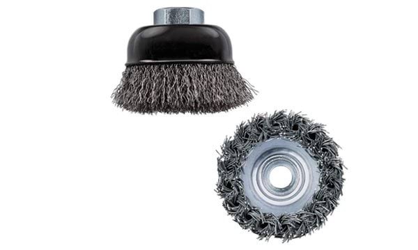 Escova De Arame Frisado Cónica Para Rebarbação Angular Ø 65 C19mm M14 Dewalt DT3480