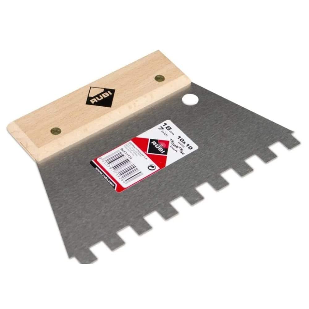 Espátula-Pente 18 cm 10x10 mm Rubi 71926