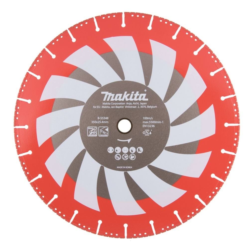 Disco Diamante de Resgate Especial 355 x 25,4 mm Makita B-55348