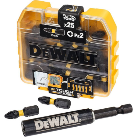 Estojo c/ 25 Pontas FLEXTORQ Ph2 25mm Dewalt DT70586T-QZ