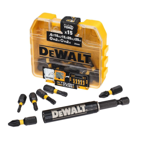 Estojo de Pontas FlexTORQ 25mm 16Pcs Dewalt  DT70577T-QZ
