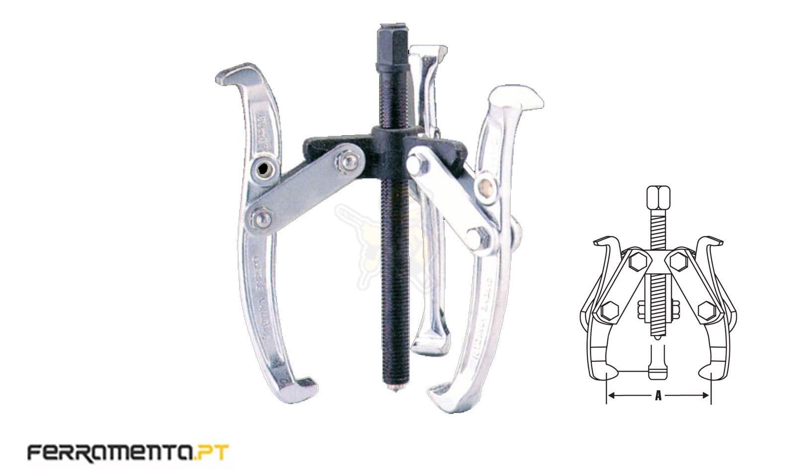 Extrator com 3 Garras King Tony 7963-03