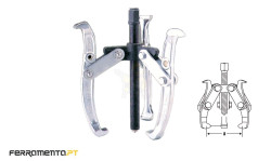 Extrator com 3 Garras King Tony 7963-03