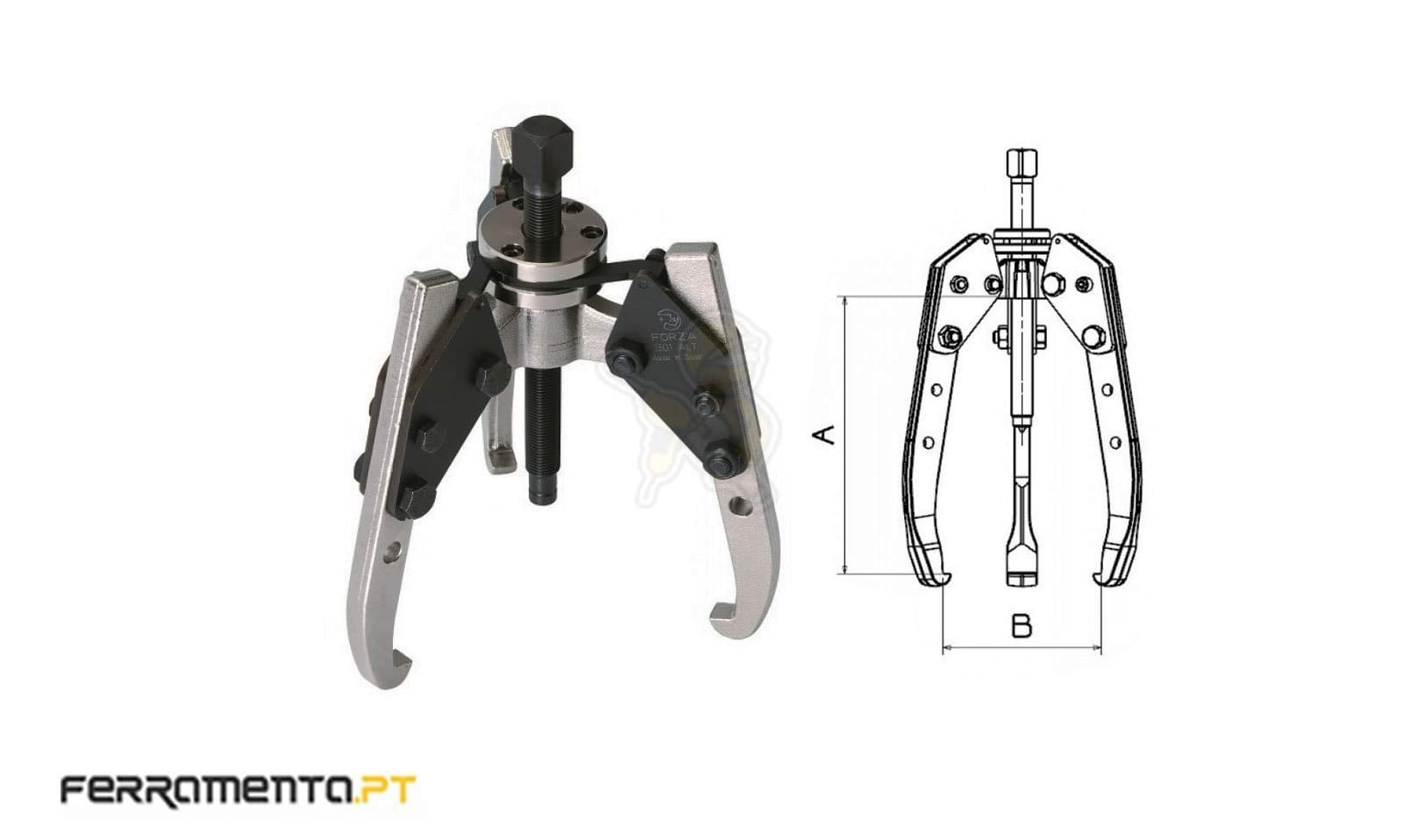 Extrator de Pernas Oscilantes 105x110 Forza 1301ALT