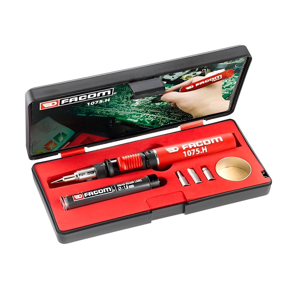 Kit Ferro de Soldar Multi-Funções a Gás Butano Facom 1075.H 